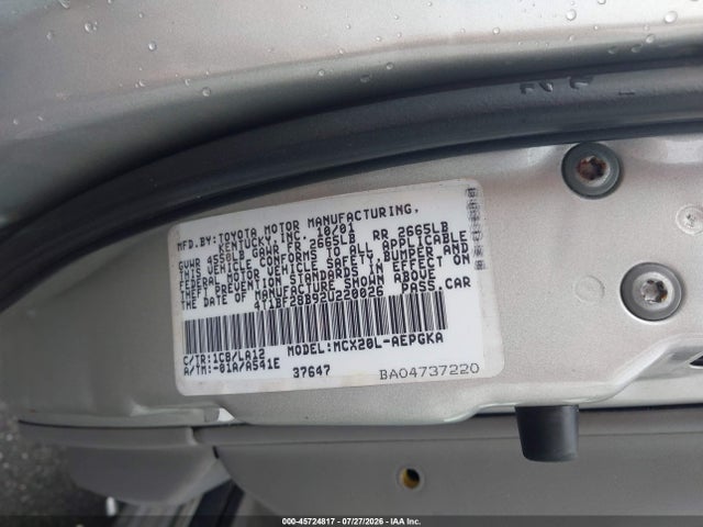 Продажа на аукционе авто 2002 Toyota Avalon Xls, vin: 4T1BF28B92U220026, номер лота: 45724817