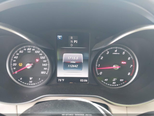45724822 :رقم المزاد ، 55SWF4KB7GU101433 vin ، 2016 Mercedes-benz C 300 4matic مزاد بيع