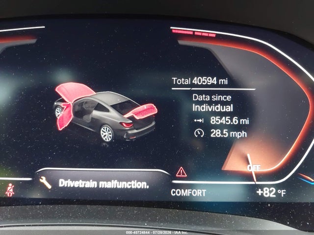2021 Bmw 430i Xdrive მანქანა იყიდება აუქციონზე, vin: WBA73AP02MCG01674, აუქციონის ნომერი: 45724844