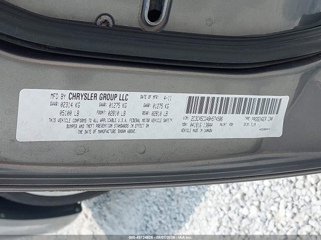Продаж на аукціоні авто 2011 Chrysler 300 Limited, vin: 2C3CA5CG4BH574586, номер лоту: 45724926