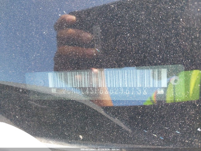 Продаж на аукціоні авто 2008 Chevrolet Equinox Lt, vin: 2CNDL43F686296138, номер лоту: 45725041