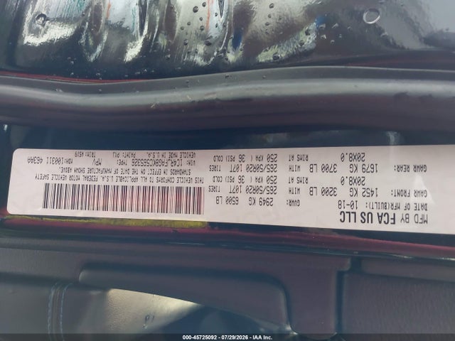 Продаж на аукціоні авто 2019 Jeep Grand Cherokee Upland 4x4, vin: 1C4RJFAG8KC565326, номер лоту: 45725092