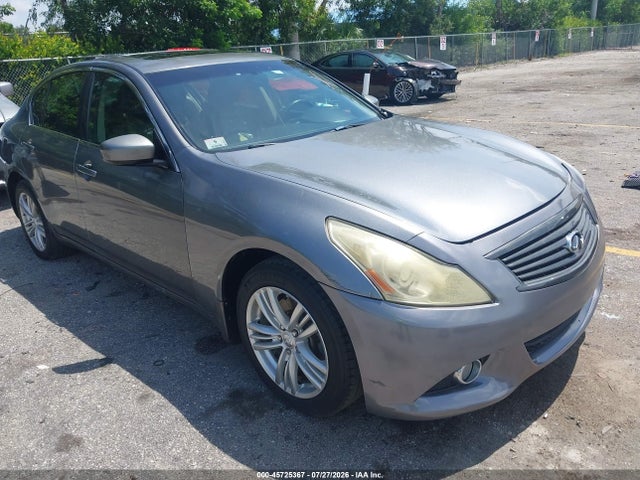 2012 Infiniti G25x მანქანა იყიდება აუქციონზე, vin: JN1DV6AR3CM862471, აუქციონის ნომერი: 45725367