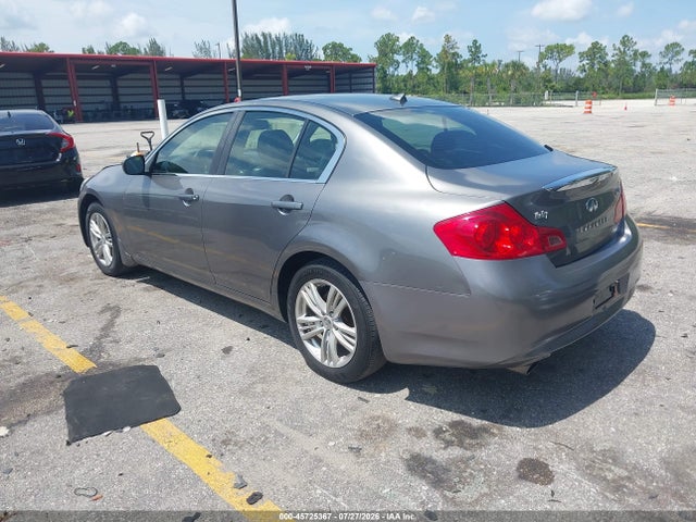 2012 Infiniti G25x მანქანა იყიდება აუქციონზე, vin: JN1DV6AR3CM862471, აუქციონის ნომერი: 45725367