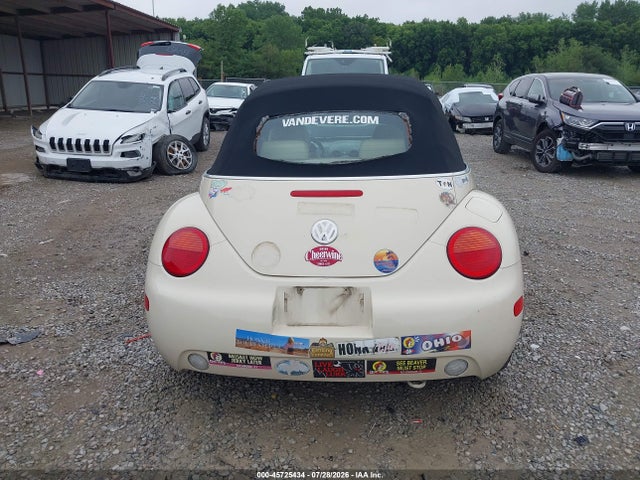 2003 Volkswagen New Beetle Gls მანქანა იყიდება აუქციონზე, vin: 3VWCK21Y23M313587, აუქციონის ნომერი: 45725434