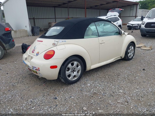 2003 Volkswagen New Beetle Gls მანქანა იყიდება აუქციონზე, vin: 3VWCK21Y23M313587, აუქციონის ნომერი: 45725434
