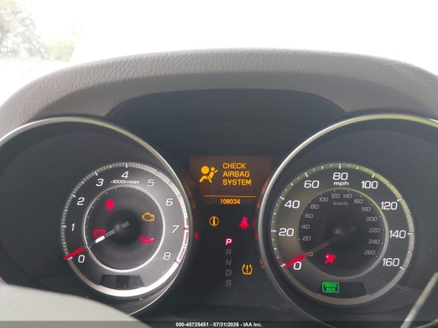45725451 :رقم المزاد ، 2HNYD2H23CH535522 vin ، 2012 Acura Mdx مزاد بيع