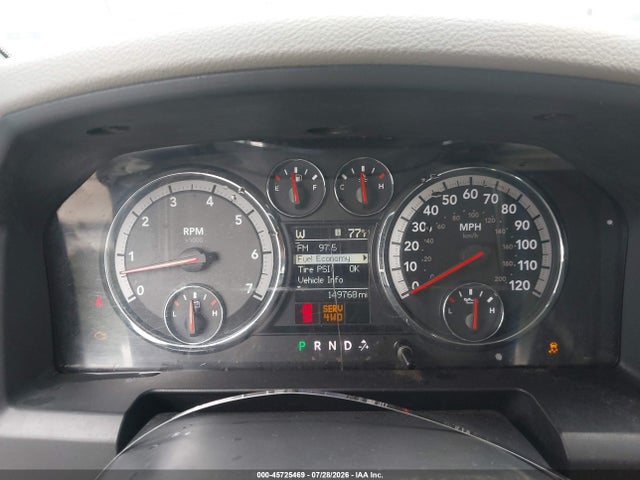 45725469 :رقم المزاد ، 1C6RD7LTXCS107650 vin ، 2012 Ram 1500 Big Horn مزاد بيع