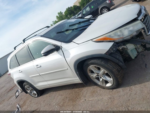 Продаж на аукціоні авто 2014 Toyota Highlander Limited V6, vin: 5TDYKRFH3ES025638, номер лоту: 45725491