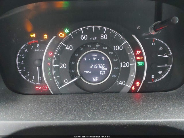 2015 Honda Cr-v Ex-l მანქანა იყიდება აუქციონზე, vin: 2HKRM4H70FH605958, აუქციონის ნომერი: 45725614