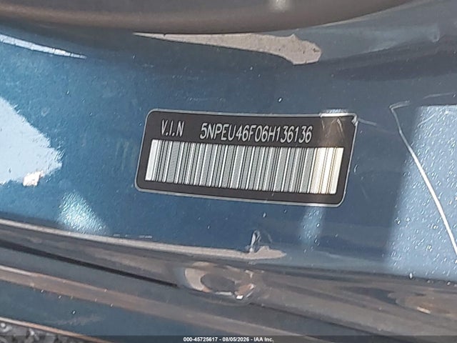 Продажа на аукционе авто 2006 Hyundai Sonata Gls V6/lx V6, vin: 5NPEU46F06H136136, номер лота: 45725617