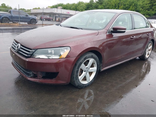 45725693 :رقم المزاد ، 1VWBP7A35DC145672 vin ، 2013 Volkswagen Passat 2.5l Se مزاد بيع