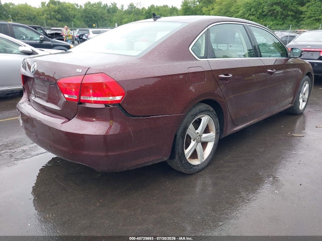 45725693 :رقم المزاد ، 1VWBP7A35DC145672 vin ، 2013 Volkswagen Passat 2.5l Se مزاد بيع