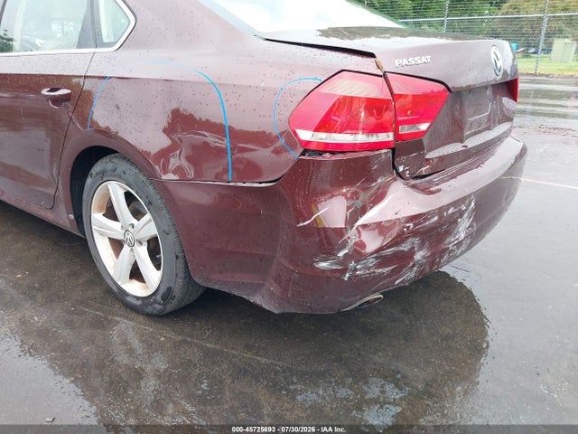 45725693 :رقم المزاد ، 1VWBP7A35DC145672 vin ، 2013 Volkswagen Passat 2.5l Se مزاد بيع