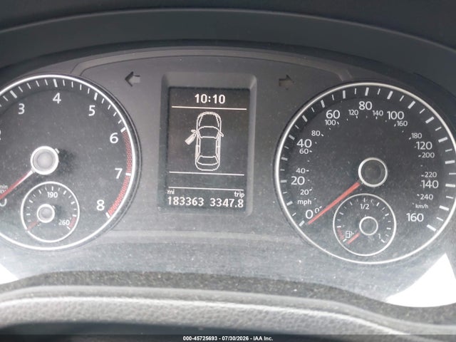 45725693 :رقم المزاد ، 1VWBP7A35DC145672 vin ، 2013 Volkswagen Passat 2.5l Se مزاد بيع