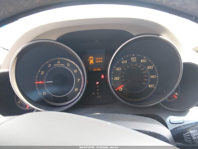 45725705 :رقم المزاد ، 2HNYD28297H533246 vin ، 2007 Acura Mdx مزاد بيع