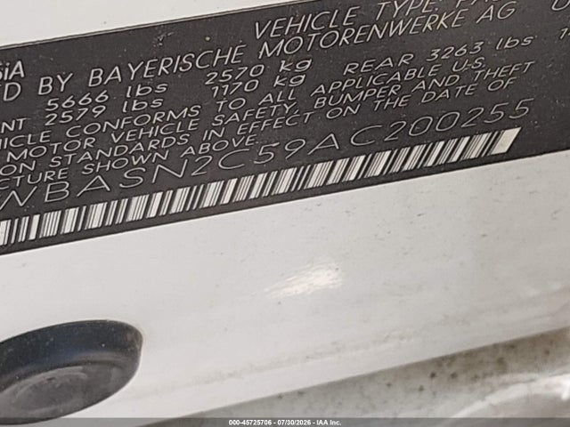 Продаж на аукціоні авто 2010 Bmw 535i Gran Turismo, vin: WBASN2C59AC200255, номер лоту: 45725706