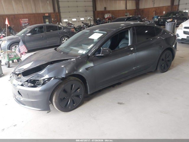 45725717 :رقم المزاد ، 5YJ3E1EB6SF929466 vin ، 2025 Tesla Model 3 Long Range All-wheel Drive مزاد بيع