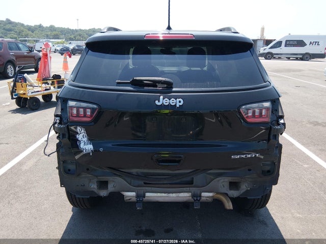 2018 Jeep Compass Sport Fwd მანქანა იყიდება აუქციონზე, vin: 3C4NJCAB4JT181483, აუქციონის ნომერი: 45725741