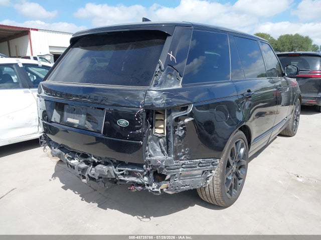 2018 Land Rover Range Rover 5.0l V8 Supercharged მანქანა იყიდება აუქციონზე, vin: SALGS5RE5JA391915, აუქციონის ნომერი: 45725788