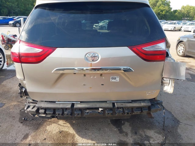 Продаж на аукціоні авто 2015 Toyota Sienna Limited Premium 7 Passenger, vin: 5TDDK3DC7FS115895, номер лоту: 45725912