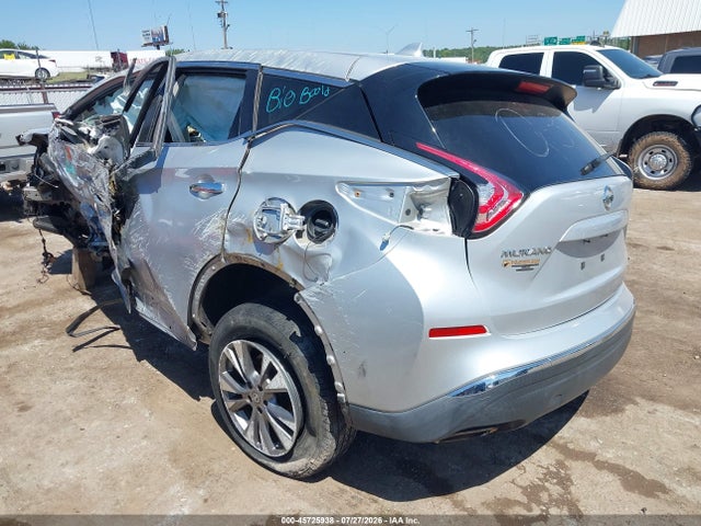 2017 Nissan Murano S მანქანა იყიდება აუქციონზე, vin: 5N1AZ2MG4HN137255, აუქციონის ნომერი: 45725938