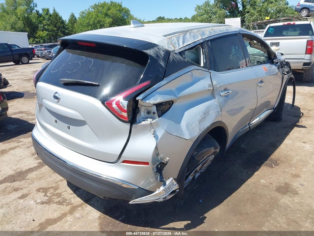 2017 Nissan Murano S მანქანა იყიდება აუქციონზე, vin: 5N1AZ2MG4HN137255, აუქციონის ნომერი: 45725938