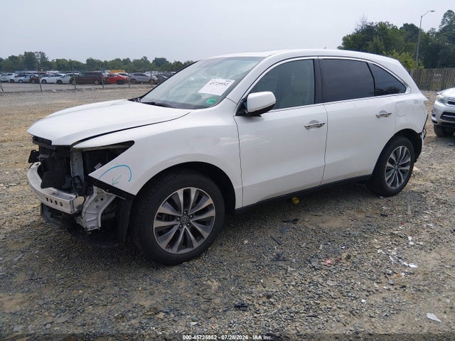 45725952 :رقم المزاد ، 5FRYD4H6XGB029216 vin ، 2016 Acura Mdx Technology   Entertainment Packages/technology, Entertainment   Acurawatch Plus Packages مزاد بيع