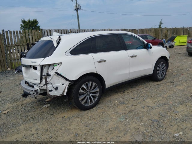 45725952 :رقم المزاد ، 5FRYD4H6XGB029216 vin ، 2016 Acura Mdx Technology   Entertainment Packages/technology, Entertainment   Acurawatch Plus Packages مزاد بيع