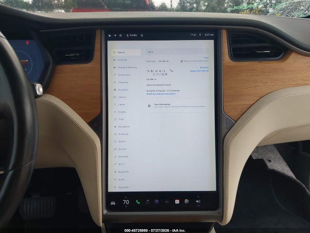 Aukcja sprzedaży 2018 Tesla Model X 100d/75d/p100d, vin: 5YJXCDE20JF141306, numer aukcji: 45725990