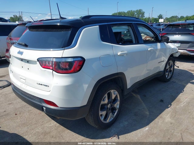 2018 Jeep Compass Limited 4x4 მანქანა იყიდება აუქციონზე, vin: 3C4NJDCB4JT433252, აუქციონის ნომერი: 45726009