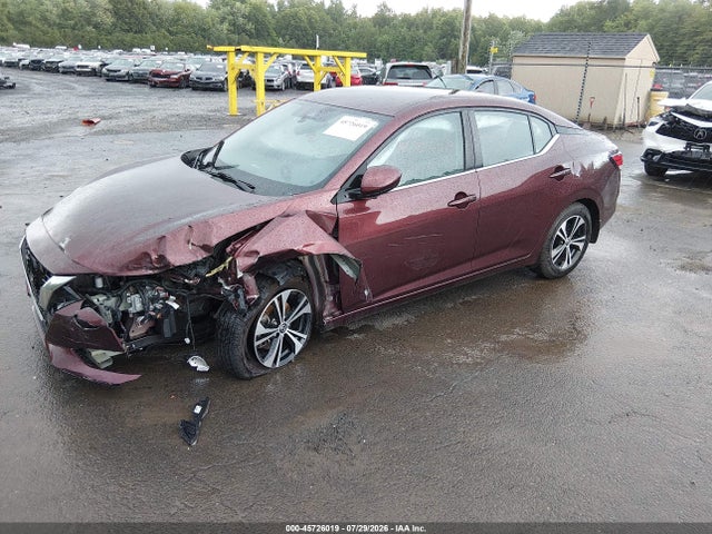 2021 Nissan Sentra Sv Xtronic Cvt მანქანა იყიდება აუქციონზე, vin: 3N1AB8CV2MY314588, აუქციონის ნომერი: 45726019