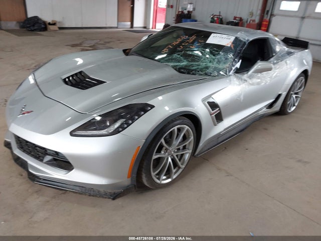 2017 Chevrolet Corvette Grand Sport მანქანა იყიდება აუქციონზე, vin: 1G1YV2D73H5105355, აუქციონის ნომერი: 45726108