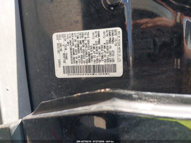 Aukcja sprzedaży 2019 Nissan Rogue Sv, vin: JN8AT2MV9KW380506, numer aukcji: 45726219