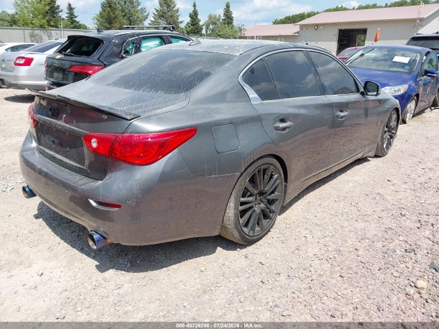 2016 Infiniti Q50 3.0t Red Sport 400 მანქანა იყიდება აუქციონზე, vin: JN1FV7AR8GM451300, აუქციონის ნომერი: 45726298