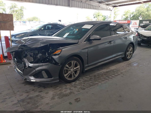 2018 Hyundai Sonata Sport მანქანა იყიდება აუქციონზე, vin: 5NPE34AF8JH680564, აუქციონის ნომერი: 45726357
