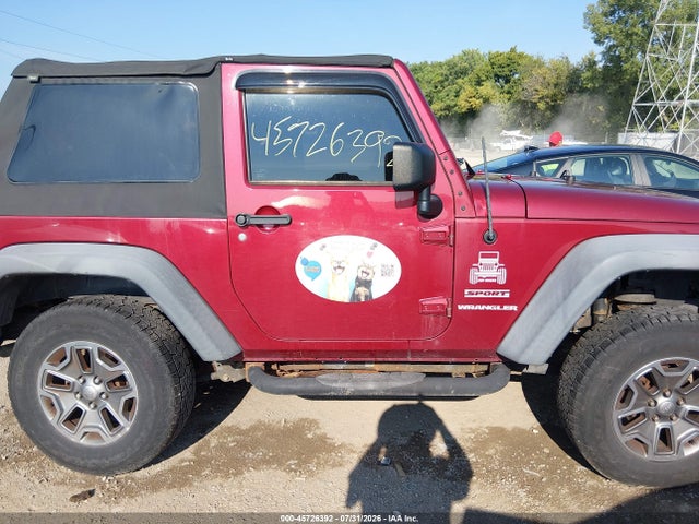 Aukcja sprzedaży 2012 Jeep Wrangler Sport, vin: 1C4AJWAG1CL151996, numer aukcji: 45726392