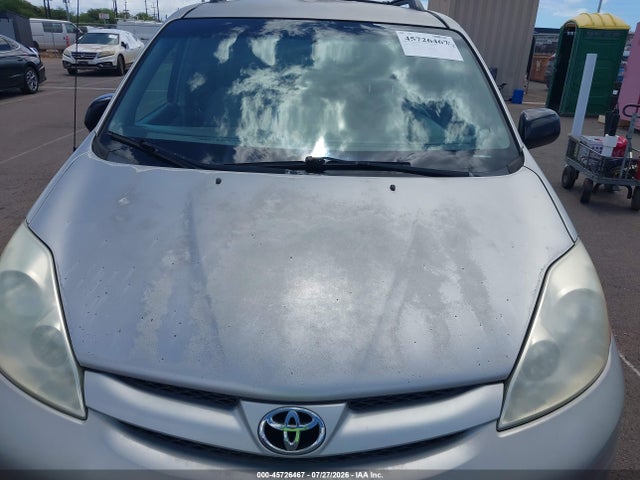 2008 Toyota Sienna Le მანქანა იყიდება აუქციონზე, vin: 5TDZK23C48S207308, აუქციონის ნომერი: 45726467