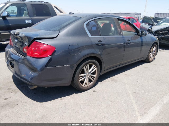 2011 Infiniti G25 Journey მანქანა იყიდება აუქციონზე, vin: JN1DV6AP7BM830555, აუქციონის ნომერი: 45726567