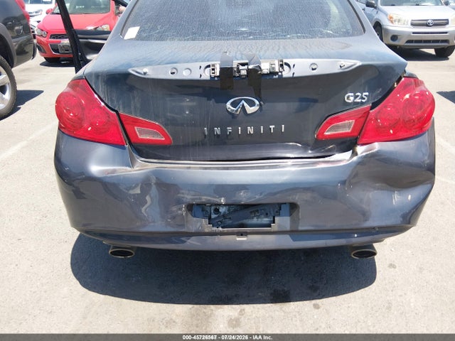 2011 Infiniti G25 Journey მანქანა იყიდება აუქციონზე, vin: JN1DV6AP7BM830555, აუქციონის ნომერი: 45726567