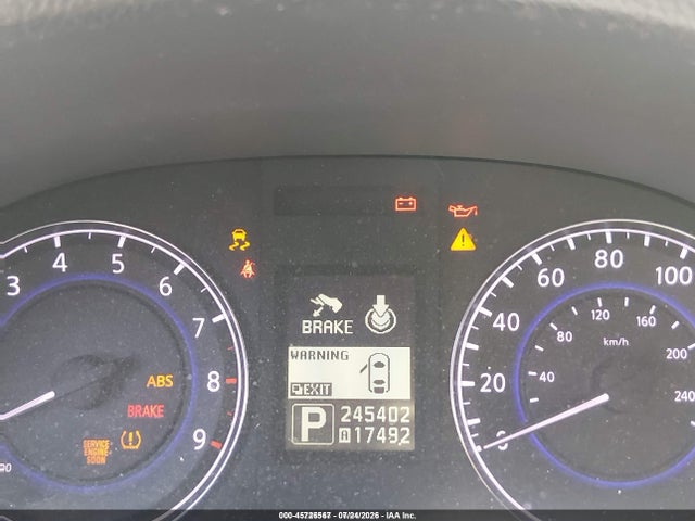 2011 Infiniti G25 Journey მანქანა იყიდება აუქციონზე, vin: JN1DV6AP7BM830555, აუქციონის ნომერი: 45726567