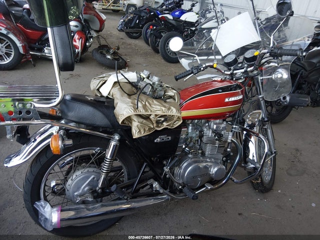 45726607 :رقم المزاد ، K4S02399 vin ، 1975 Kawasaki Street Bike مزاد بيع
