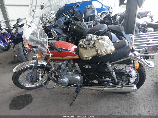 45726607 :رقم المزاد ، K4S02399 vin ، 1975 Kawasaki Street Bike مزاد بيع