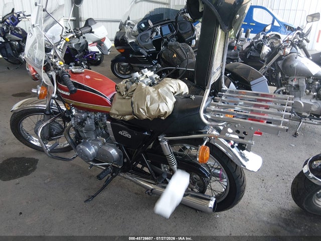 45726607 :رقم المزاد ، K4S02399 vin ، 1975 Kawasaki Street Bike مزاد بيع