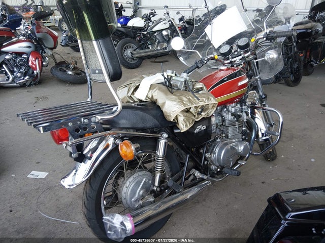 45726607 :رقم المزاد ، K4S02399 vin ، 1975 Kawasaki Street Bike مزاد بيع