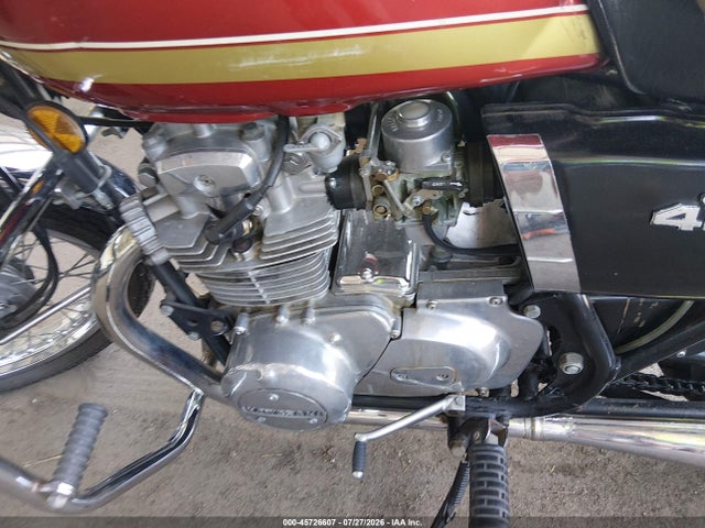 45726607 :رقم المزاد ، K4S02399 vin ، 1975 Kawasaki Street Bike مزاد بيع