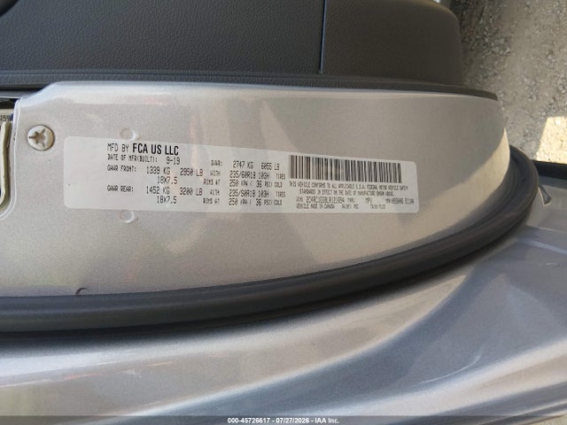 Aukcja sprzedaży 2020 Chrysler Pacifica Touring L Plus, vin: 2C4RC1EG9LR121694, numer aukcji: 45726617
