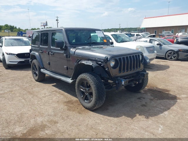 2019 Jeep Wrangler Unlimited Sahara Altitude 4x4 მანქანა იყიდება აუქციონზე, vin: 1C4HJXEG6KW638378, აუქციონის ნომერი: 45726631