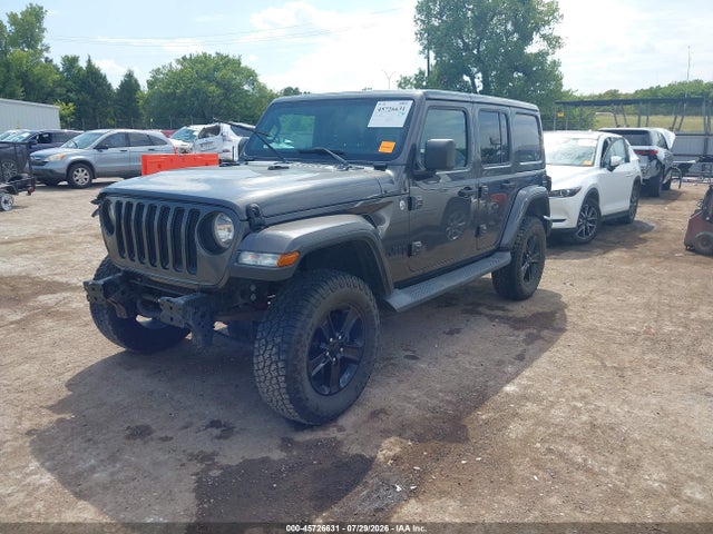 2019 Jeep Wrangler Unlimited Sahara Altitude 4x4 მანქანა იყიდება აუქციონზე, vin: 1C4HJXEG6KW638378, აუქციონის ნომერი: 45726631