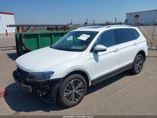 2018 Volkswagen Tiguan 2.0t Sel Premium მანქანა იყიდება აუქციონზე, vin: 3VV4B7AX8JM118653, აუქციონის ნომერი: 45726678